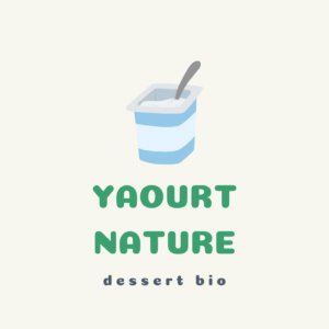 Yaourt nature bio