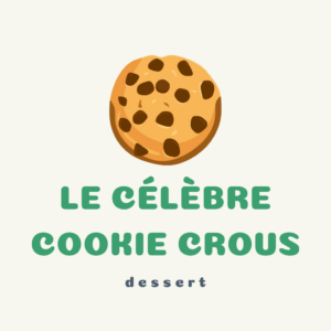 Cookie pépite chocolat